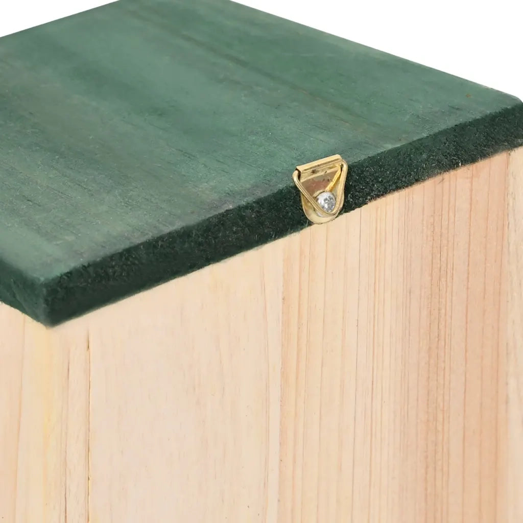 Casette per Uccelli 4 pz in Legno 12x12x22 cm 41012