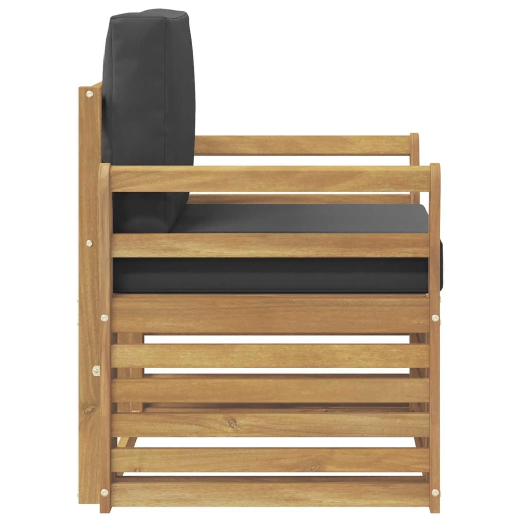 Set di divani da esterno-Sofa da giardino Poliestere Bianco 621131
