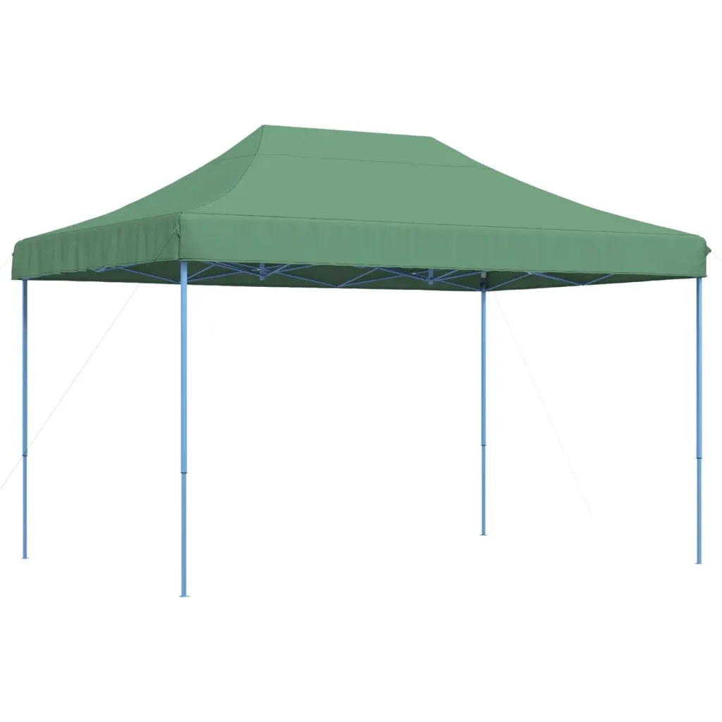 Tenda da Festa Pieghevole Pop-Up - Gazebo Verde 410x279x315 cm