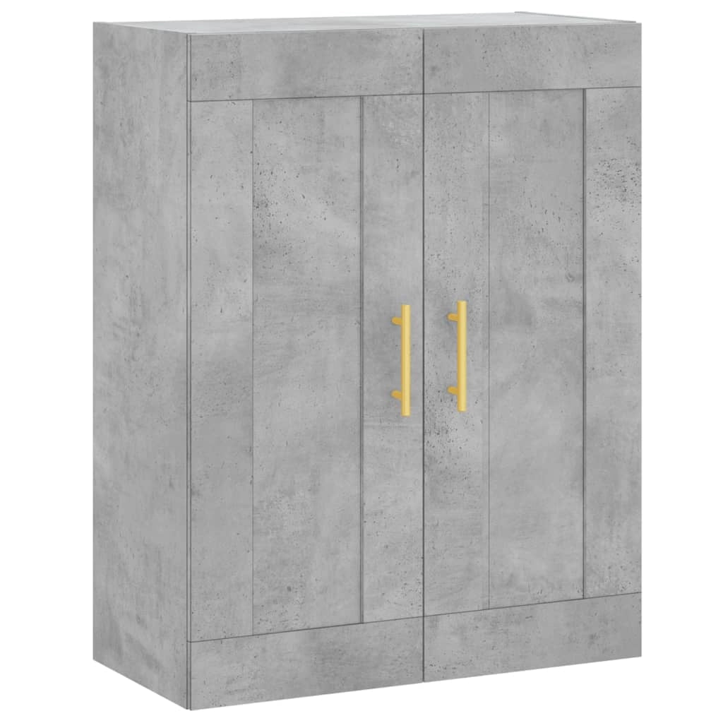 Buffet credenza cassettiera mobiletto mobile contenitore organizer cucina soggiorno salotto alto 69,5 x 34 x 180 cm legno ingegnerizzato grigio 02_0034495