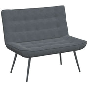 Panca Grigio Scuro 110x74x84 cm in Velluto CFW9756541