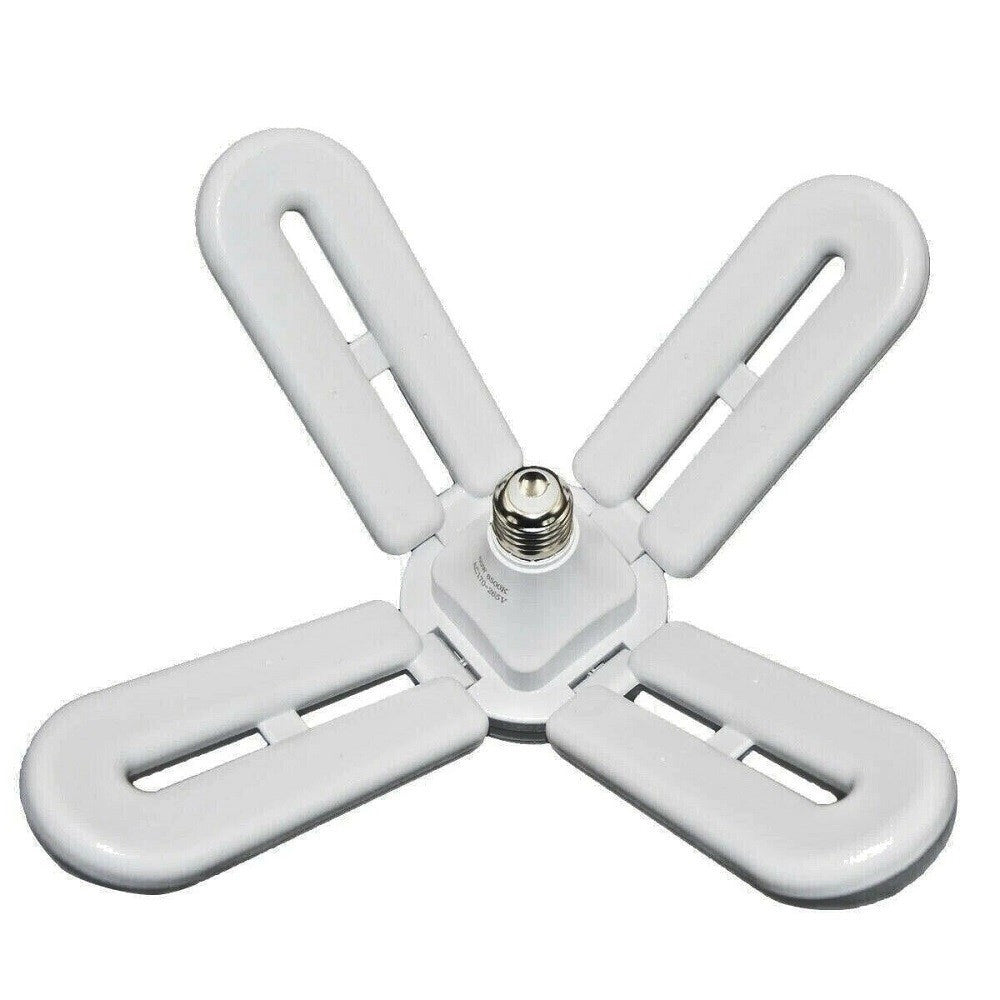 Trade Shop - Lampada Lampadario Deformabile Lampadina Led 60w 6500k 4 Vie Bianca E27 Ccl-4+1 -