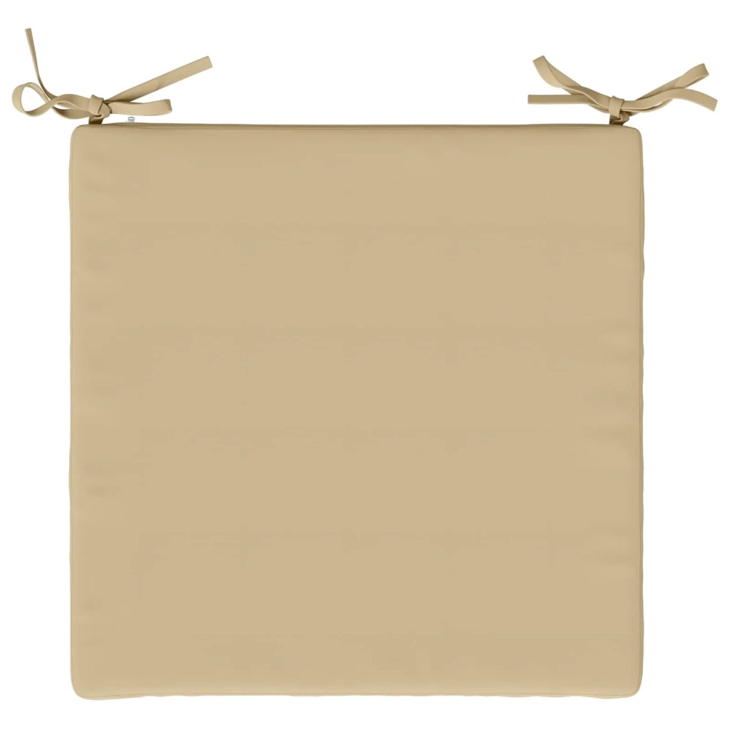 Cuscini per Sedia in 4 Pezzi SOEST 4 pz 100% Poliestere Beige 944424
