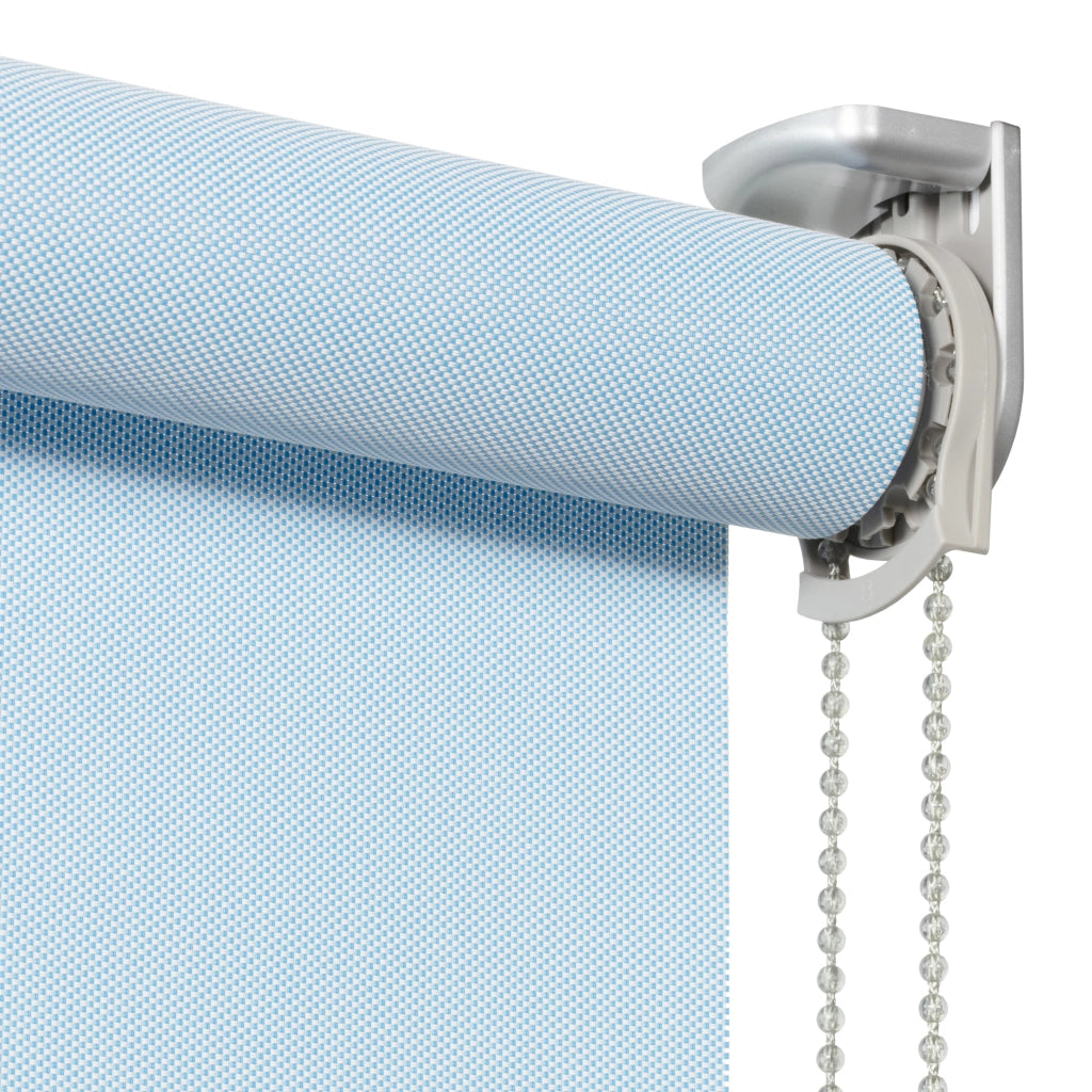 VIEWTEX Tenda a rullo Screen apertura 1% bianco turchese 90 X 250cm - Made in Europe - 5 anni di Garanzia