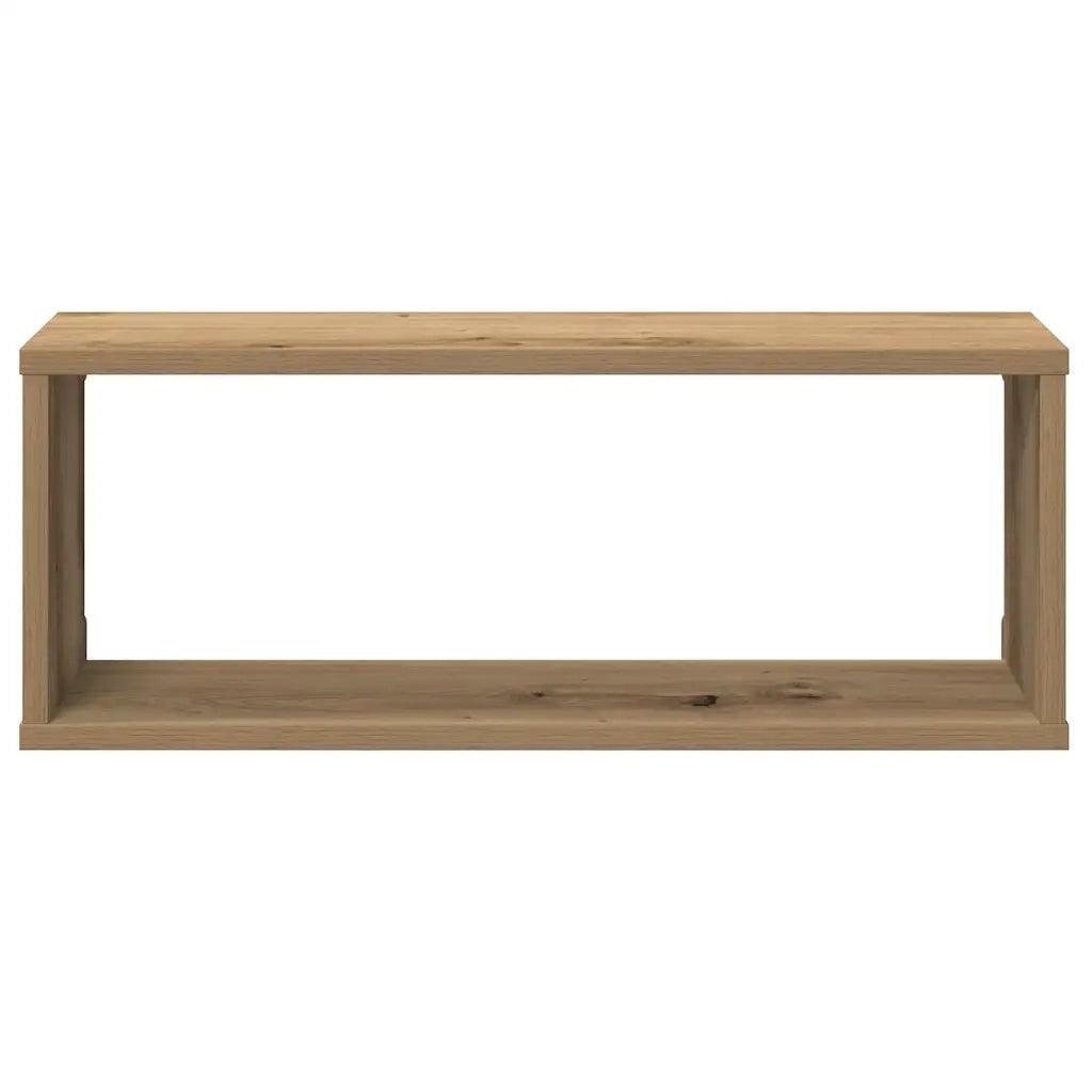 6 pz Mensole Parete | Mensola sospesa a Cubo Artigianale 30x15x30 cm Truciolato