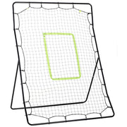 REBOUNDER PER CALCIO E BASEBALL PIEGHEVOLE CON ZONA DI PRECISIONE IN PE E METALLO 123X90X174 CM NERO