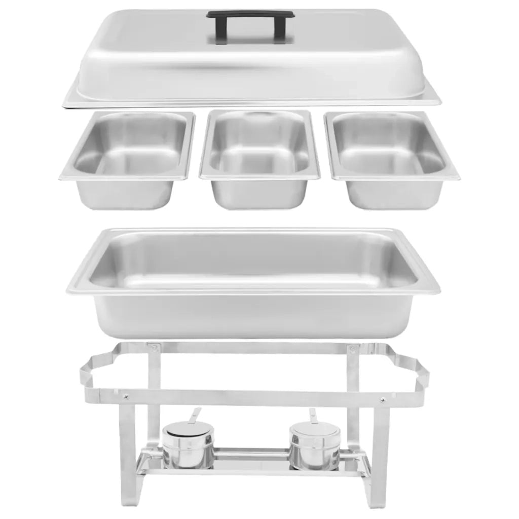 Set 3 pz Teglie Scaldavivande in Acciaio Inossidabile CFW8530968
