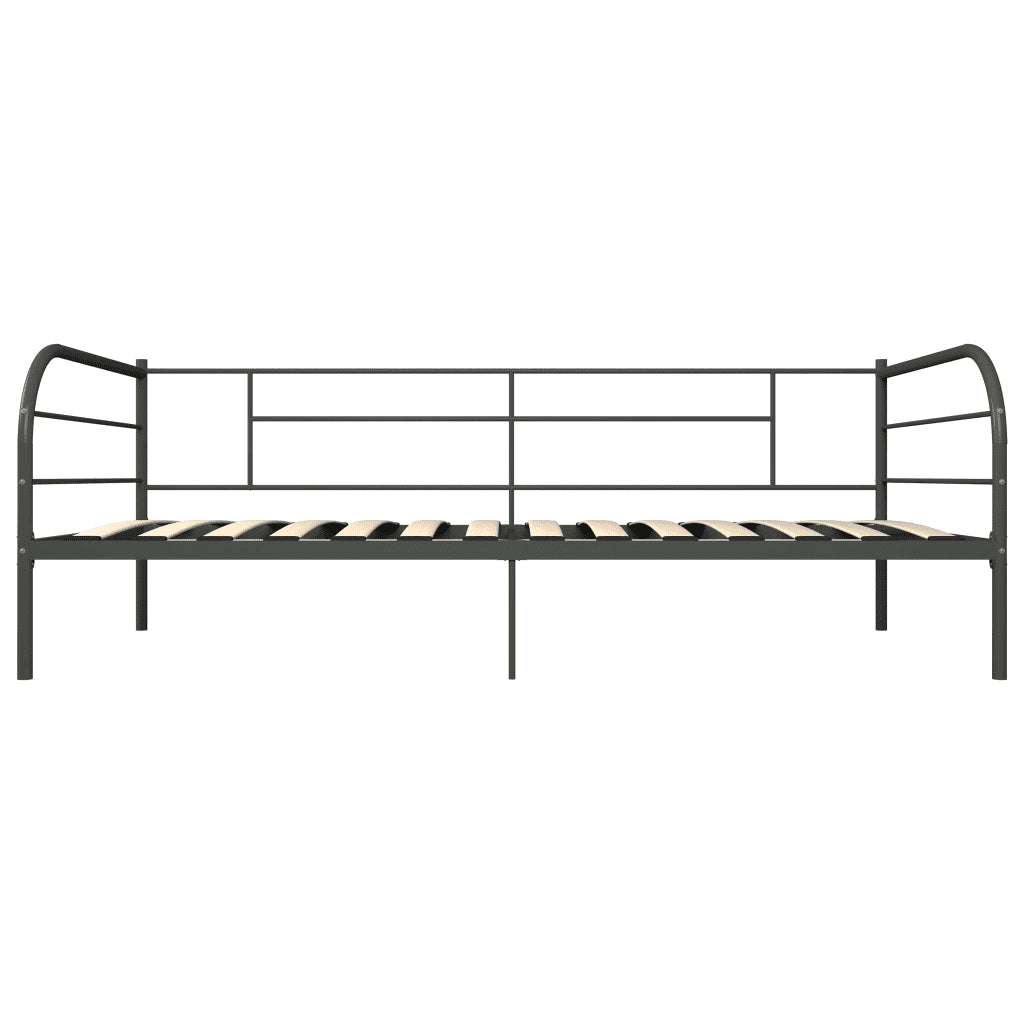 Telaio Divano Letto Grigio in Metallo 90x200 cm 284674