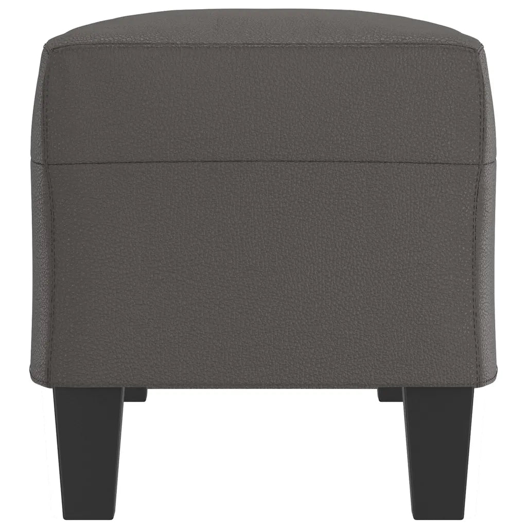 Panca Grigia 100x35x41 cm in Similpelle 349462