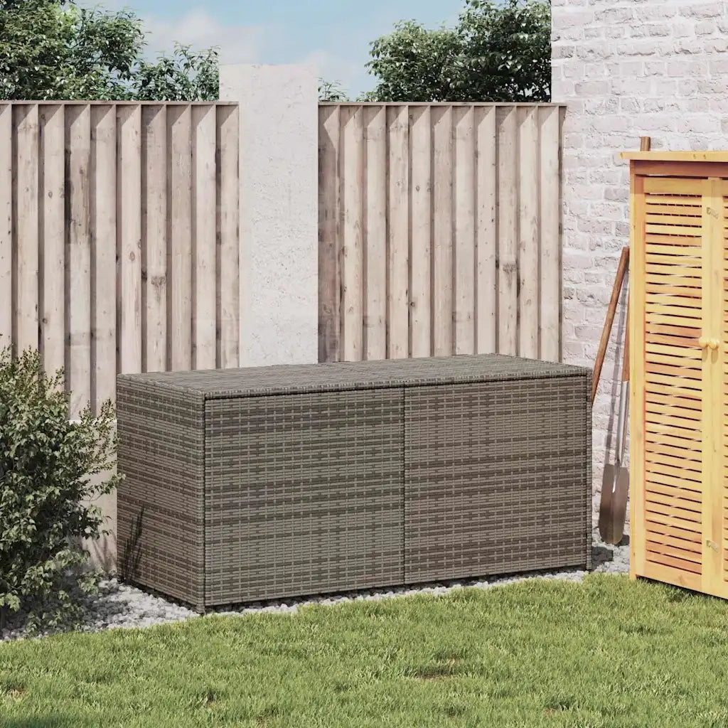 Contenitore da Giardino Grigio 283L in Polyrattan CFW9104943