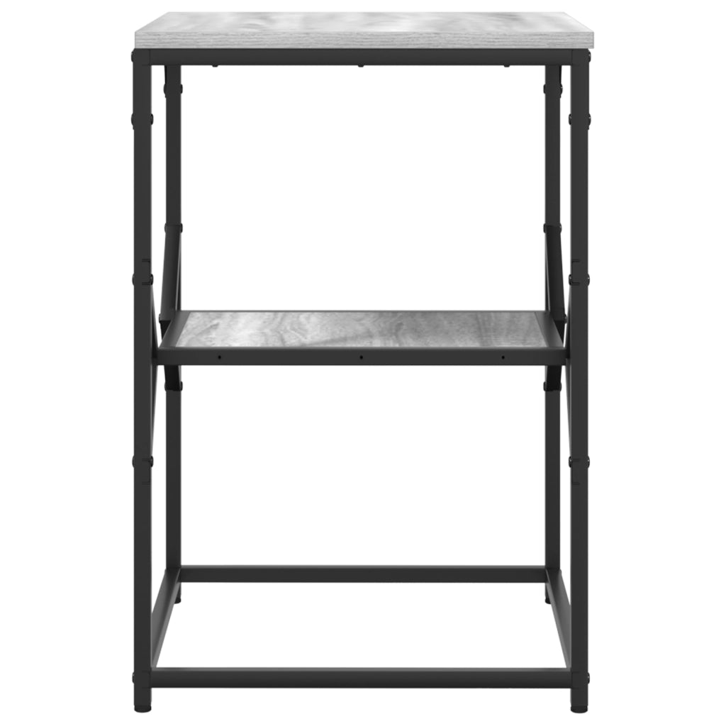 tavolino Grigio Sonoma 41x40x60 cm in Legno ingegnerizzato
