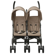 Passeggino Gemellare Grigio Talpa in Acciaio 10237