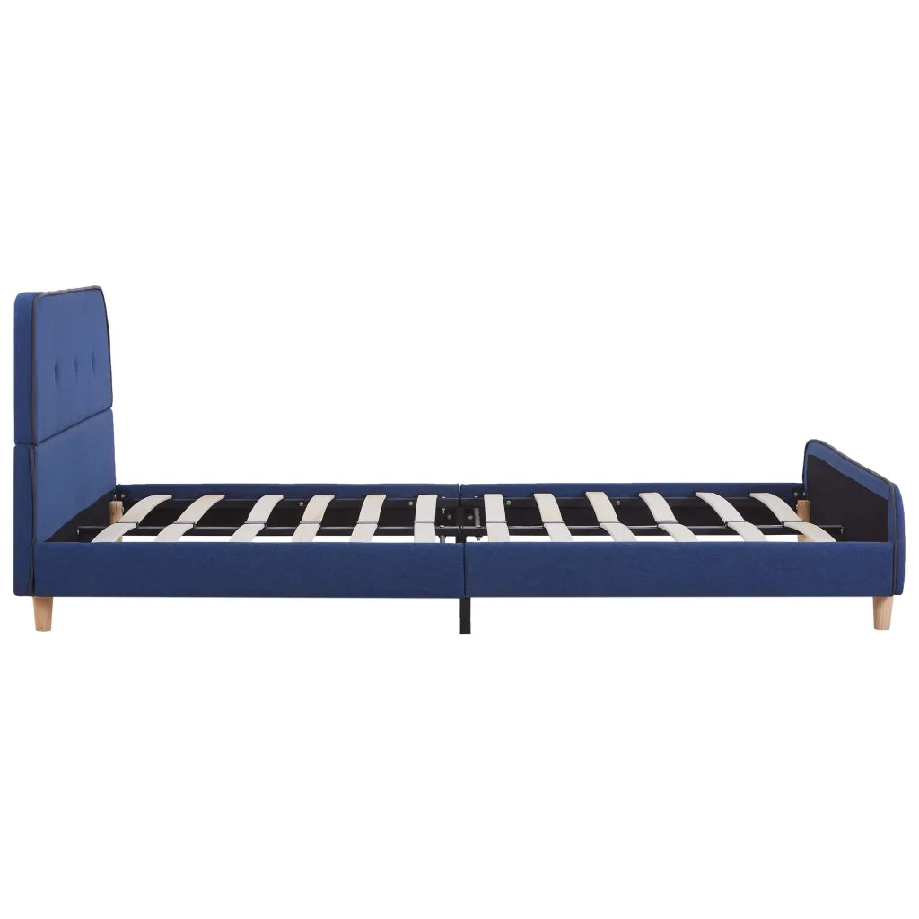 Giroletto senza Materasso Blu 140x200 cm in Tessuto 280928