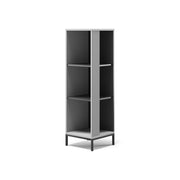 Vicco Scaffale porta cd Grigio 36 x 120 cm 3 soggetti