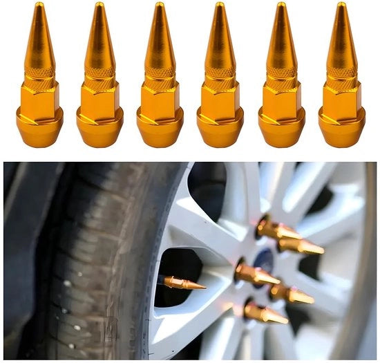 Ventilidoppi in Alluminio - 6 Pezzi - Resistente ai Sforzi - Antistatico - Universali - Eterno - Impermeabili all'Acqua e all'Aria - Lunghezza 45 mm - Ventilidoppi