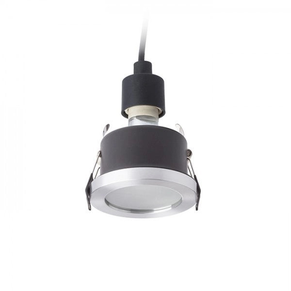 Faretto MAJESTIC alluminio pettinato 230V GU10 35W IP44