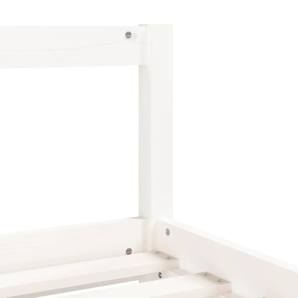 Giroletto Bambini | Letto Infantile | Lettino con Cassetti Bianco 90x200cm Massello di Pino
