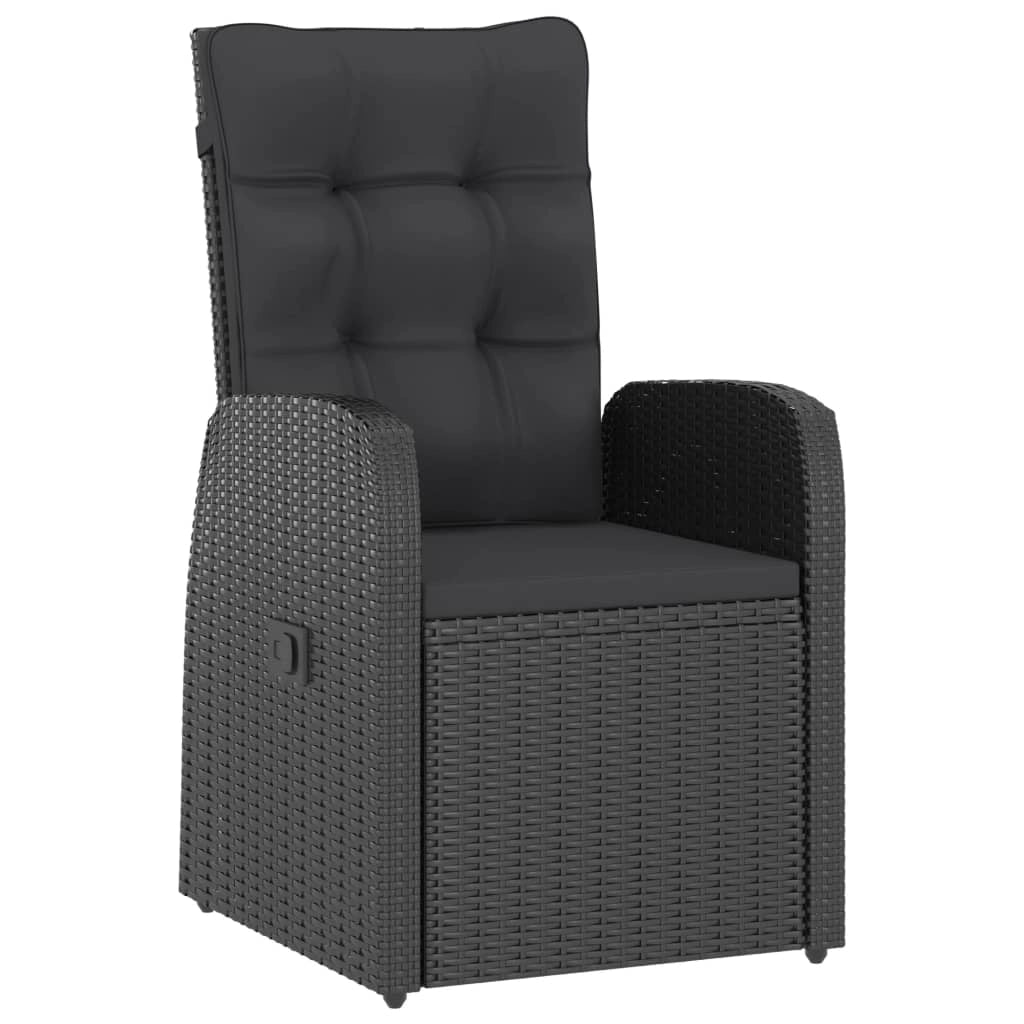 Set da pranzo per mobili da giardino Mobili da esterno 11 pezzi con cuscini in resina intrecciata 02_0014217