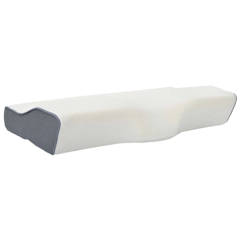 Cuscino cervicale Bianco Schiuma Memory 59 x 34,5 x 12 cm CFW8571876