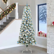 Albero di Natale Artificiale con Rami Pieghevoli 240 cm