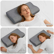 Cuscino con cuscino Grigio 60 x 34 x 11 cm Poliestere