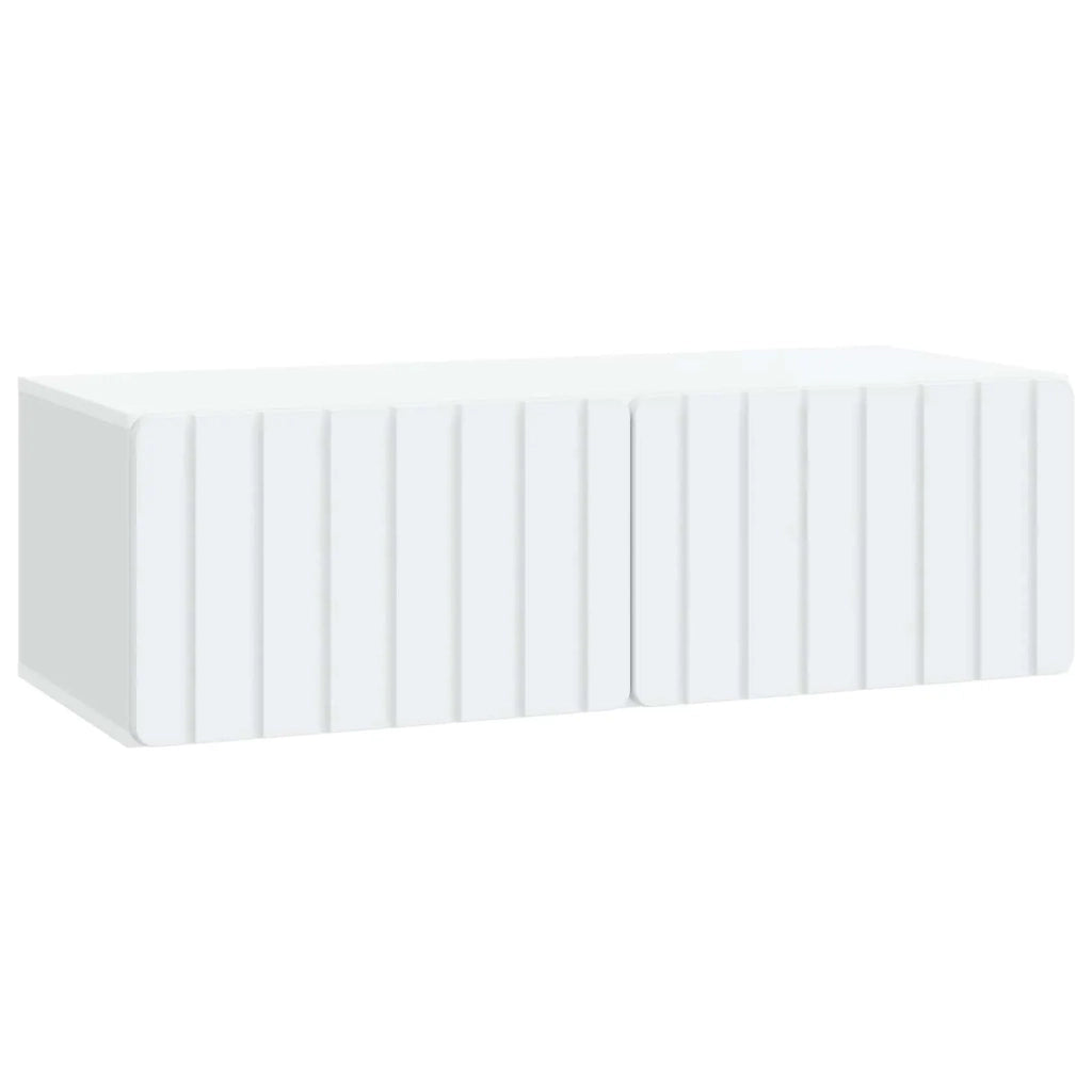 Mobile Porta TV da Muro 98 x 41 x 30 cm Bianco 898355
