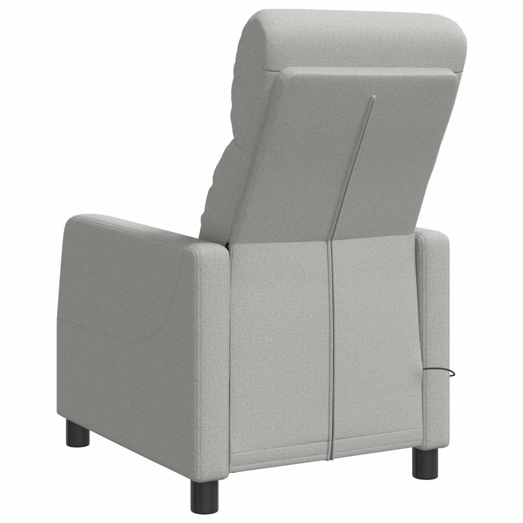 Divano Sedia-Poltrona Massaggiante Grigio Nuvola Tessuto 953884