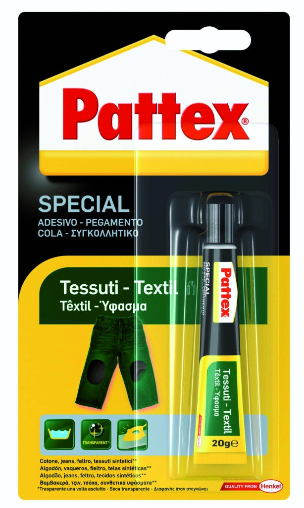 Henkel ADESIVO PATTEX SPECIAL TESSUTI  gr. 20 6.00 pz