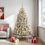 Albero di Natale Artificiale con Palline 180 cm 300 LED 3466548