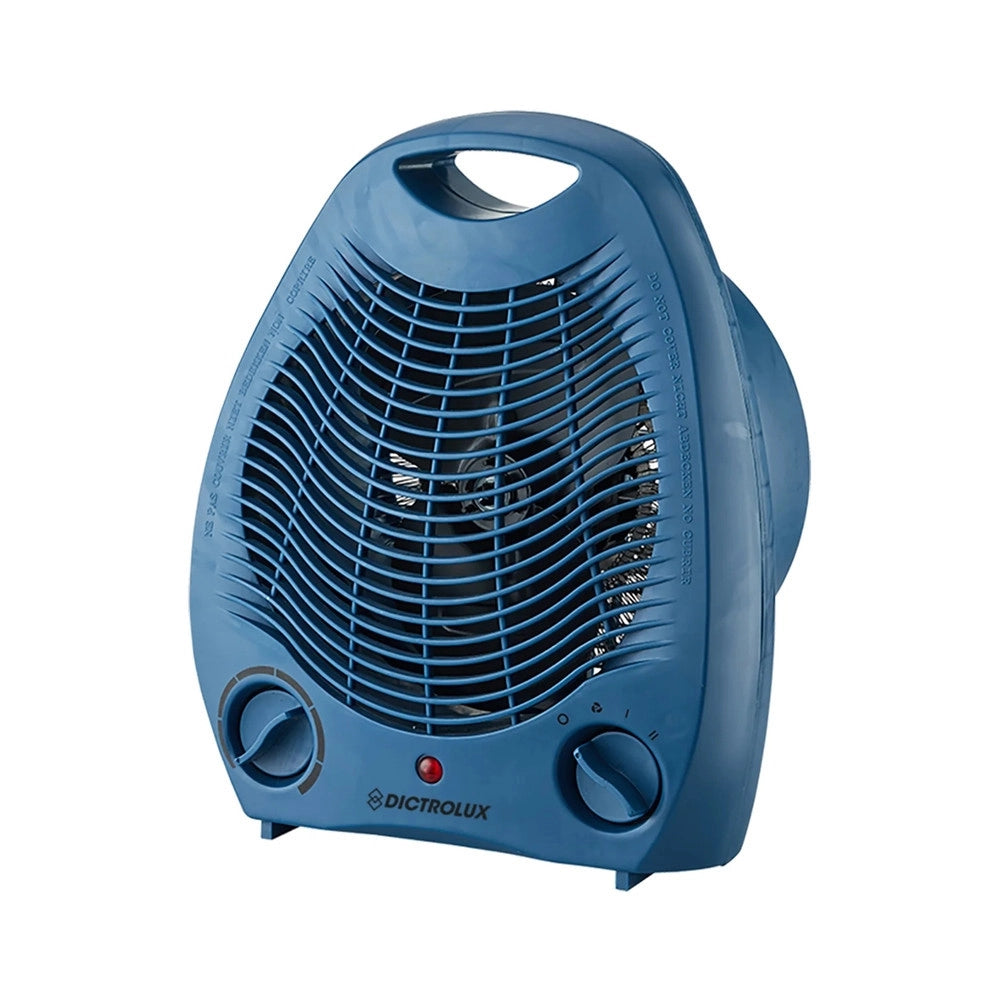 Trade Shop - Termoventilatore 2000w 2 Livelli Potenza Termostato Regolabile Sistema Antisurriscaldamento -