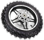 Set di Pedali Posteriori 2.5-10 per Motocross e Bicicletta da Giardinaggio - Gomma e