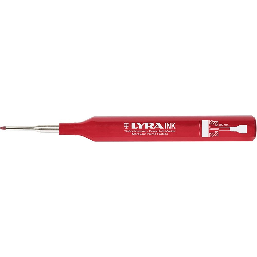 Lyra ink paint pennarello rosso punta extra fine