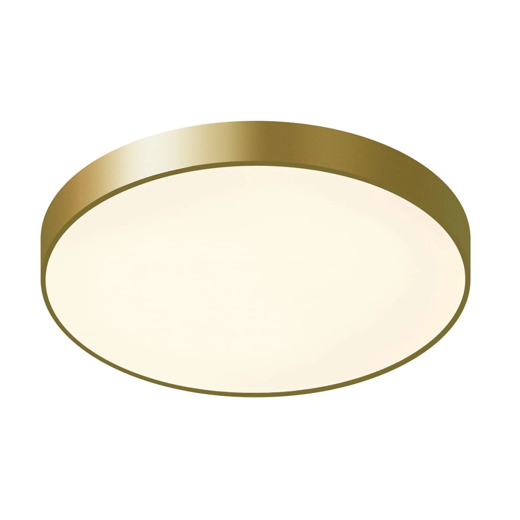 Italux Orbital plafoniera LED tonda 60cm oro 60W 3000K