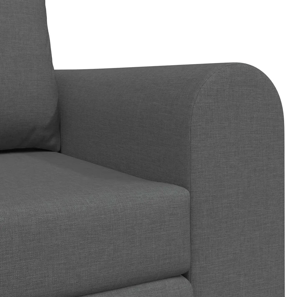 Divano letto 60cm Grigio scuro Tessuto 4106674
