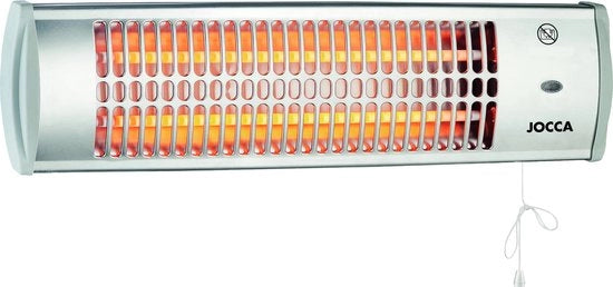 Muurkachel a Gas con Elemento a Quartz - 2 Regolazioni - Economia di Energie - Montaggio a Parete - Finestra in Rame Zinco