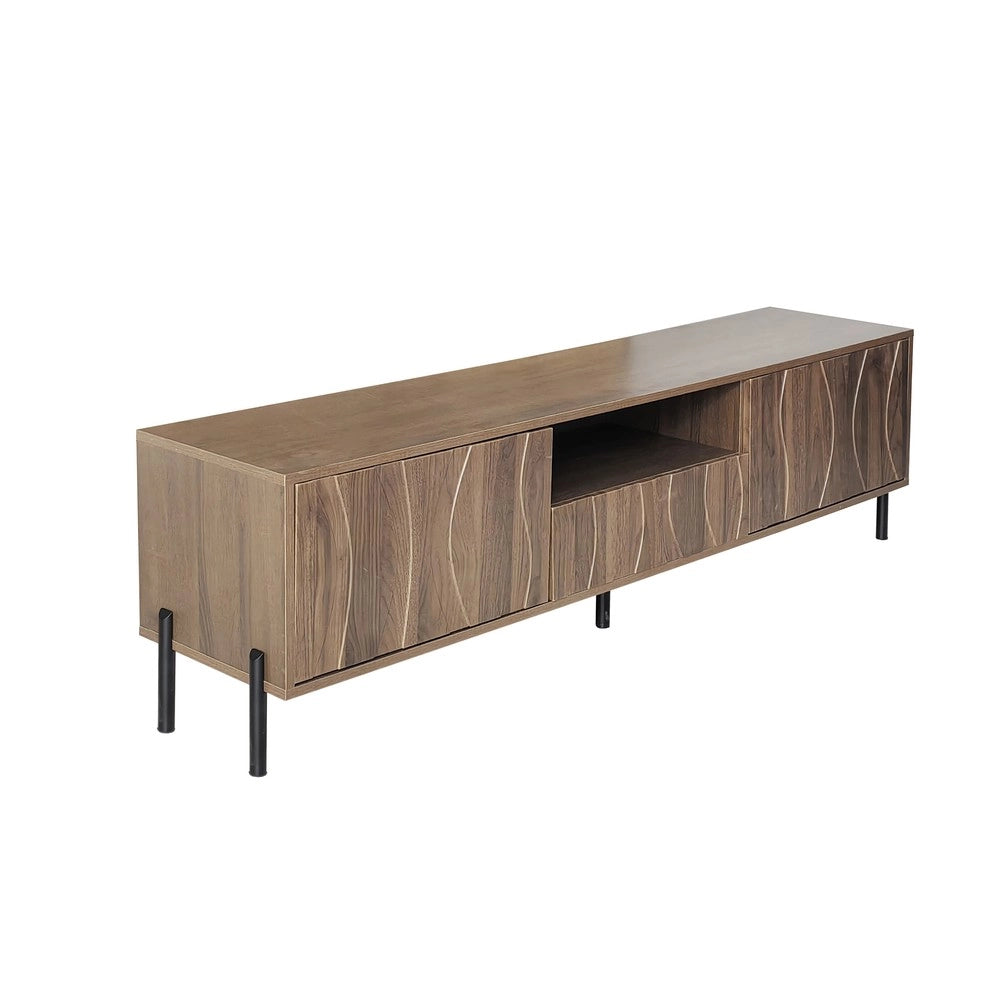 Mobile TV con Ante ¨C MINIMAL ¨C Soggiorno, 160x35x46 cm