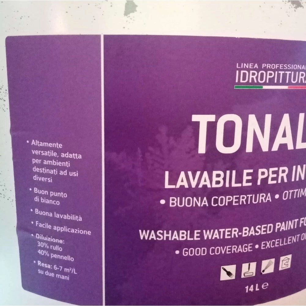 Tixe tonale 14lt idro pittura vinilica bianca opaca lavabile interni