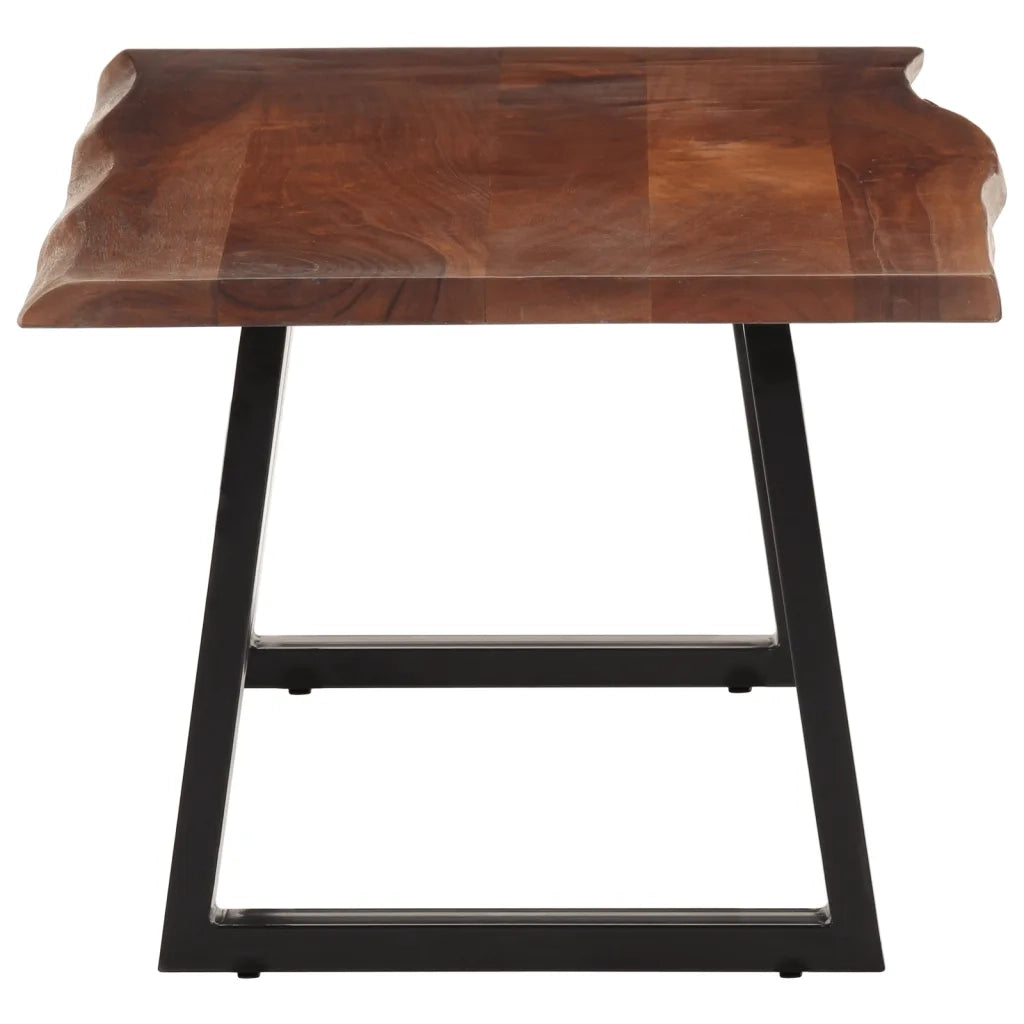 Tavolino ambra 110x55x40 cm in Legno Massello di Acacia