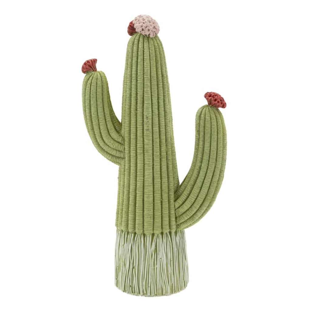 Scultura Cactus 1, Multicolore, Poliresina, 13x7x25 cm