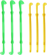 Kit di rimozione di lische da pesca 6 pezzi con ago e ami da pesca