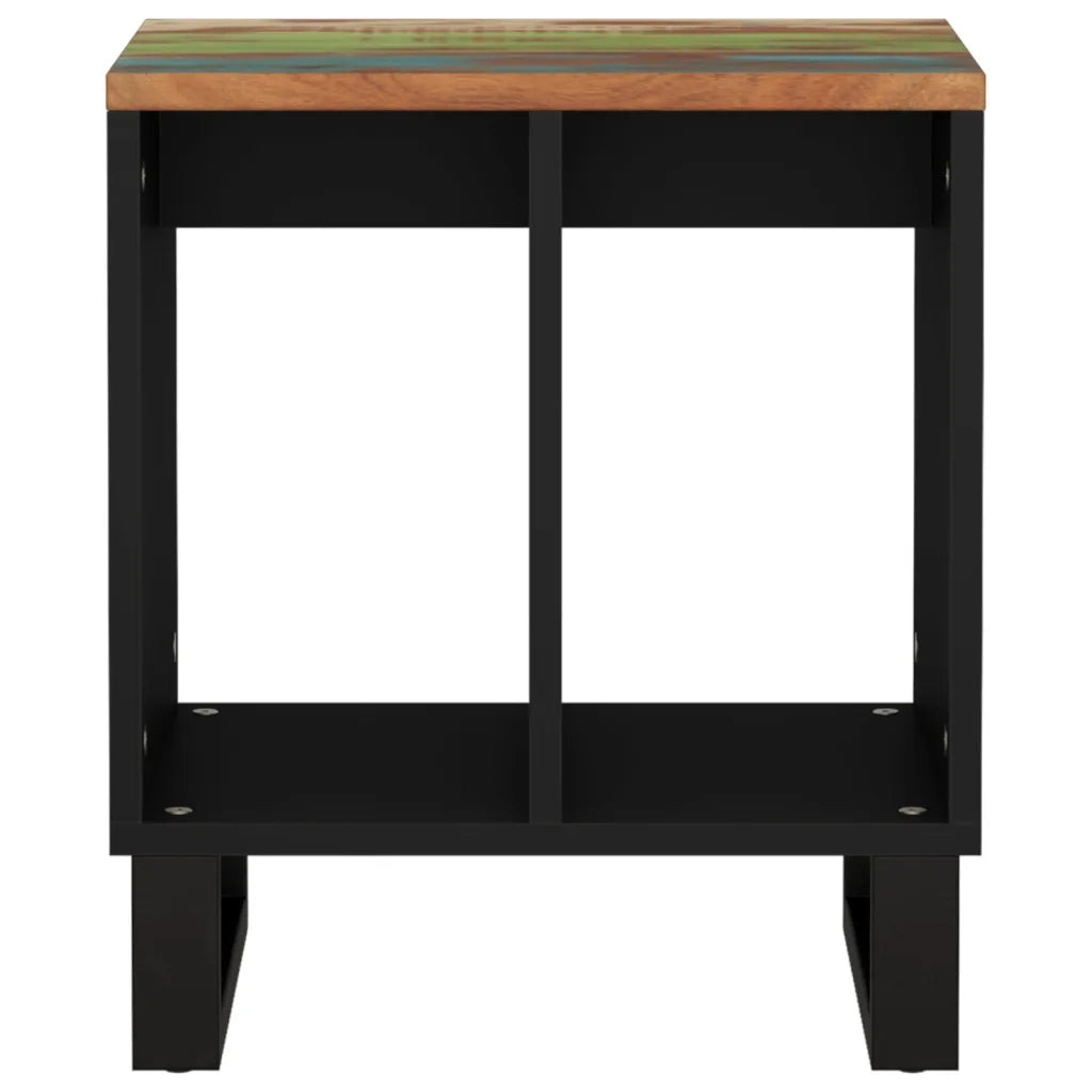 Tavolino 40x31x46 cm Legno Massello Recupero e Multistrato cod mxl 30294