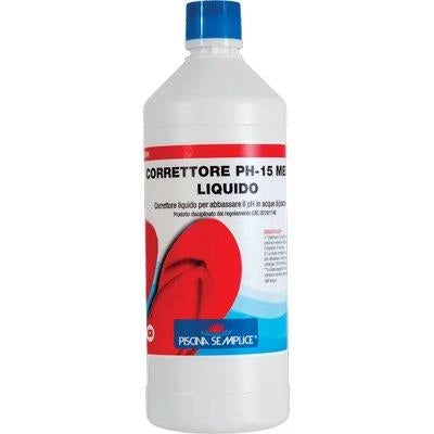 REGOLATORE PH MENO 15% X PISCINA LIQUIDO LT 1 Piscina Semplice