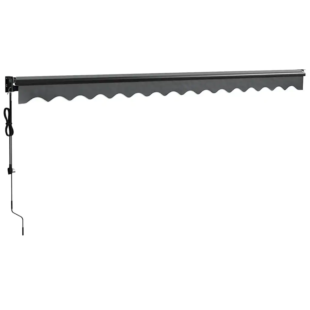 Tenda Sole Automatica Retrattile Antracite 4,5x3 m 3154514