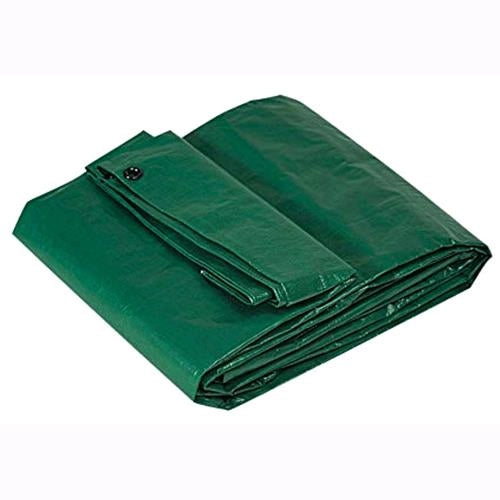 Telo Telone Occhiellato 5X5 mt Antistrappo Impermeabile colore Verde 110 gr./mq.