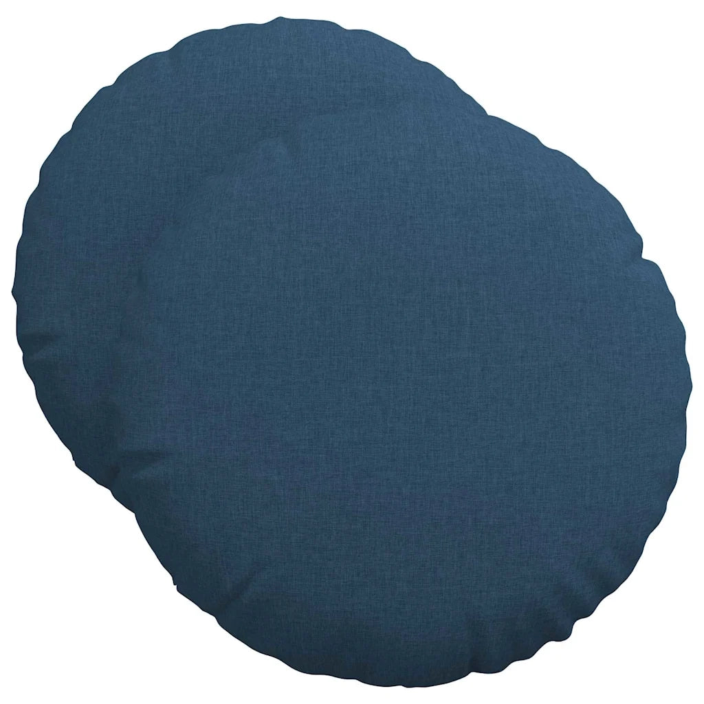 Cuscini per Seduta 2 pz | Cuscini per sedie Blu ?50 x 19 cm Tessuto