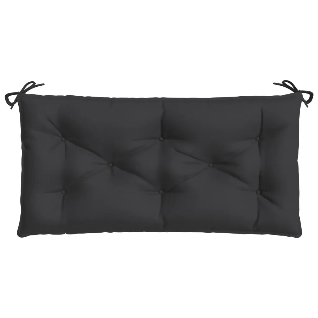 Cuscini Panca da Giardino 2pz Neri 100x50x7cm Tessuto Oxford 361666