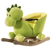 Dinosauro a Dondolo per Bambini ¨C zephmum ¨C Verde 60x33x45 cm con Sicurezza