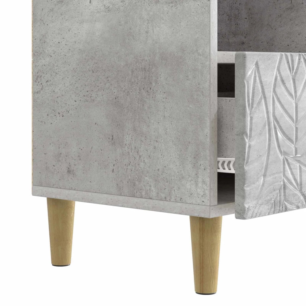 Mobile TV 102 x 34,5 x 50 cm Grigio Cemento 895138