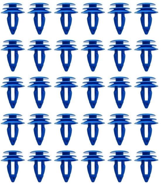Clips di trim per auto in nylon - blu - 30 pezzi/allegato - sostituisce codice LR027255 - durature e pratiche