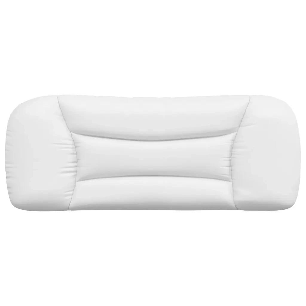 Cuscino testiera Hvar Bianco 100 cm in Similpelle 3207719
